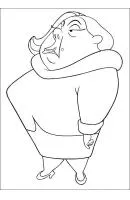 Curious George kleurplaat 4